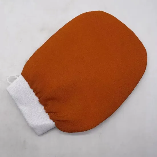 Natürliche Viskosefaser-Badebürsten, Schwämme, Badekörper-Peeling-Handschuhe, Körperwäscher-Badehandschuhe für Duschhandschuhe
